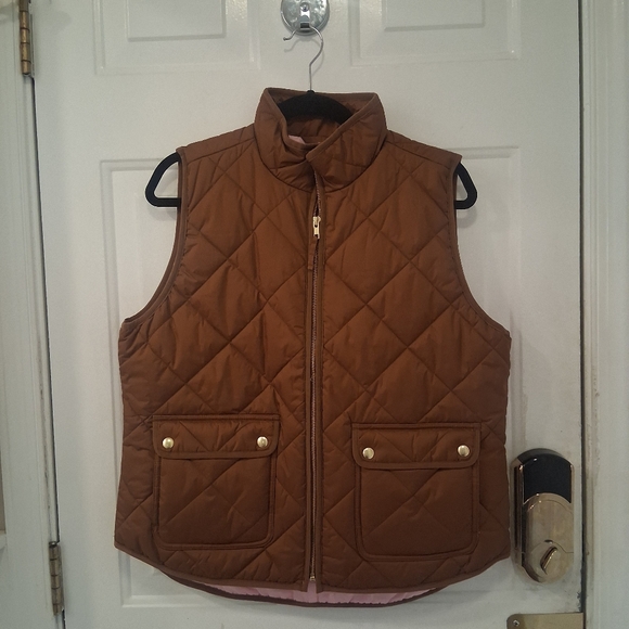 J. Crew Jackets & Blazers - J.Crew Tan Brown Excursion Vest